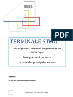 Management SG Et Numerique Lexique