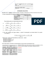 Atividade Simulado de Matemática2 9º Ano - Gabarito