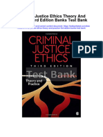 Ebook Criminal Justice Ethics Theory and Practice 3Rd Edition Banks Test Bank Full Chapter PDF