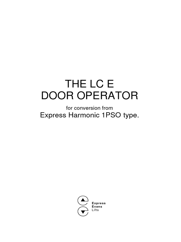 LC - E Operator | PDF | Belt (Mechanical) | Electric Motor