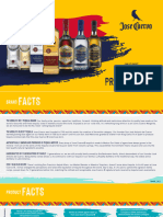 Jose Cuervo Brand and Product Facts - Cheat Sheet