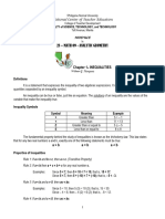 Materials in Analytic Geometry