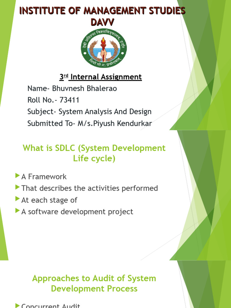 SDLC and System Development Approaches | PDF | Software Development ...