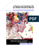 Psychology Themes and Variations 9Th Edition Wayne Weiten Solutions Manual Full Chapter PDF
