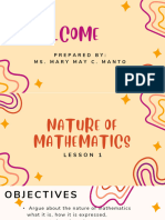 Nature of Mathematics