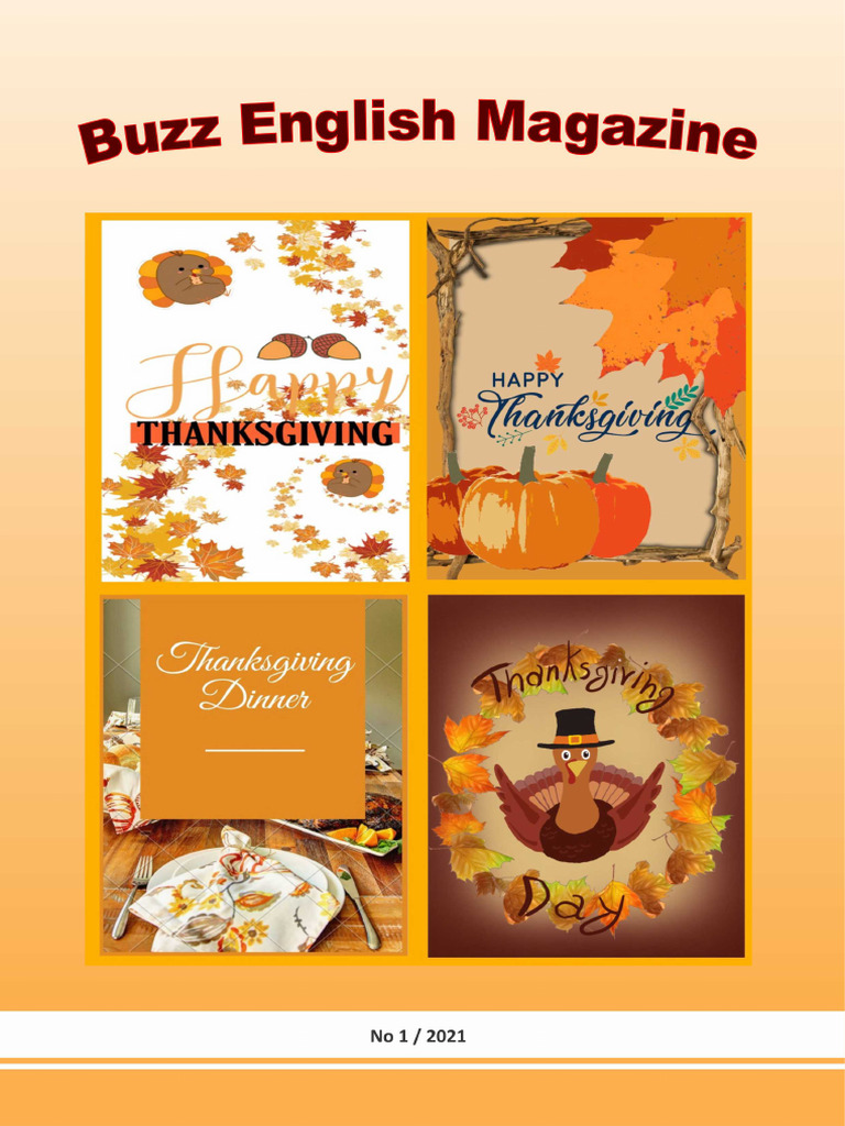 Revista BUZZ ENGLISH MAGAZINE | PDF | Gratitude