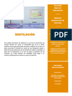 Destilación: Docente Guía de Laboratorio