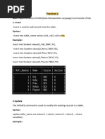 DML Practical 2