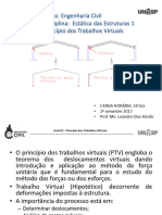 AULA 03 - ESTATICA 1 - Princípio Dos Trabalhos Virtuais