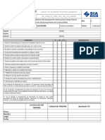 NS - 6100 - NF - FRM - Exo - F00 - HS - 010009 Check List de Inspección para Andamio