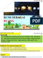 Bumi Sebagai Media Kehidupan (Teori Jagat Raya & Tata Surya), PPT Show