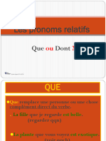 02-Les Pronoms Relatifs Que Ou Dont Théorie Deb.