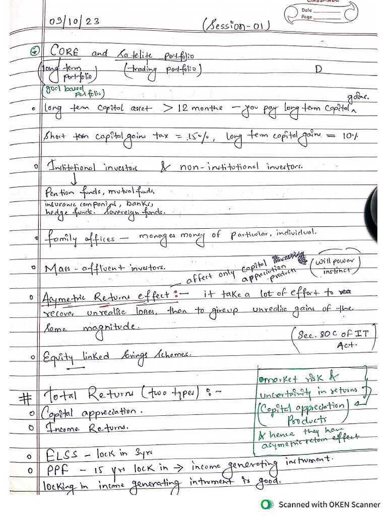 SAPM Notes | PDF