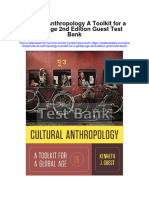 Ebook Cultural Anthropology A Toolkit For A Global Age 2Nd Edition Guest Test Bank Full Chapter PDF