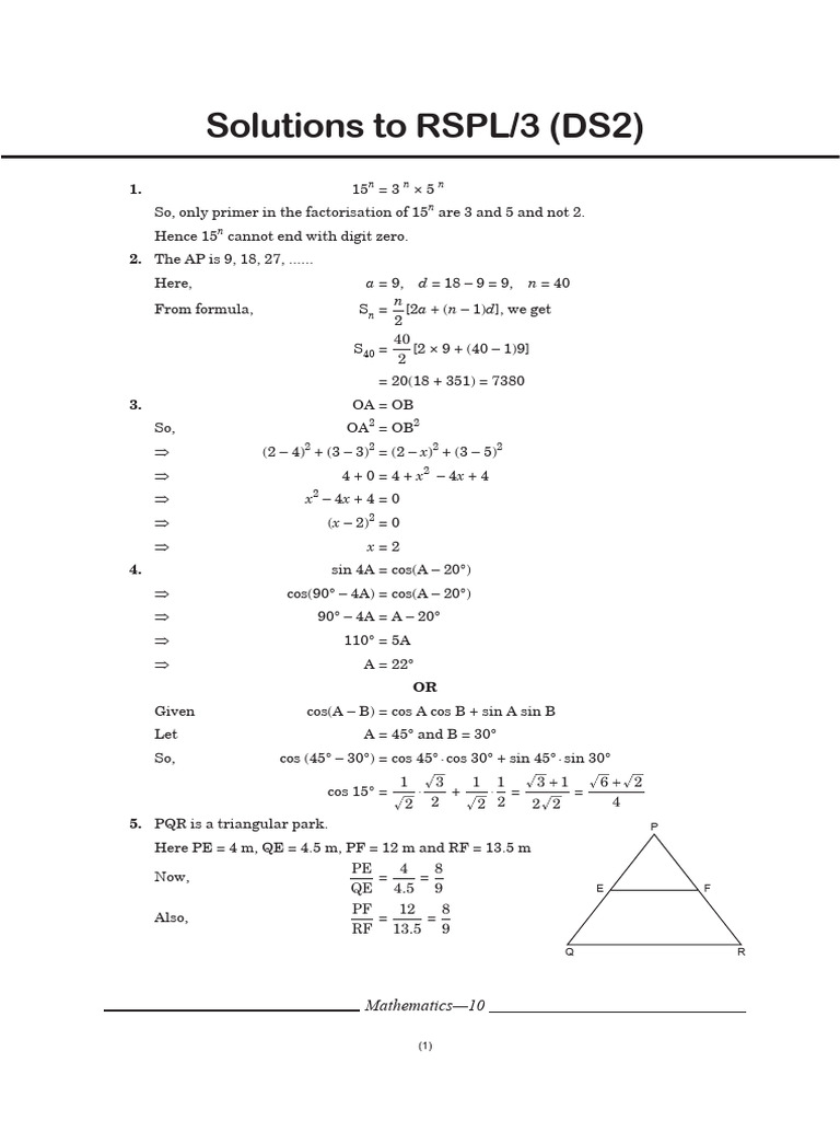 Online Homework Solutions for Math 10 | PDF | Rational Number | Numbers