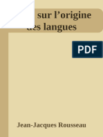 Rousseau Langues