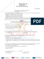 Accountancy Exclusive Sample Paper