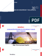 Sesión 2 Legislacion Peruana en Seguridad y Salud en El Trabajo