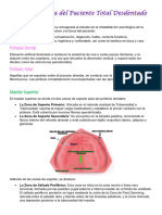 Fisioanatomía Del Paciente Total Desdentado