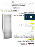 Opal - Surface OR Recessed LED TUBE IP54 - 4L120