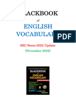 BlackBook of English Vocabulary - Steno 2022 Update