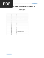 SAT Practice Test #2 Answer Key | PDF | Standardized Tests | Tests