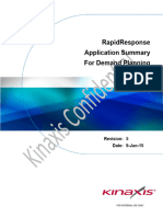 Application Summary Document - Demand Planning