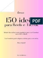 150 Ideias para Reels e Tiktok