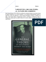 John Maynard Keynes (1883-1948) Teoria General, El Papel Del Gobierno