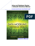 Ebook Data Modeling and Database Design 2Nd Edition Umanath Solutions Manual Full Chapter PDF