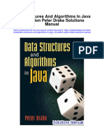Ebook Data Structures and Algorithms in Java 1St Edition Peter Drake Solutions Manual Full Chapter PDF