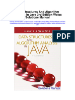 Ebook Data Structures and Algorithm Analysis in Java 3Rd Edition Weiss Solutions Manual Full Chapter PDF