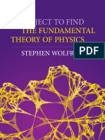 A Project To Find The Fundamental Theory of Physics (Stephen Wolfram) (Z-Library)