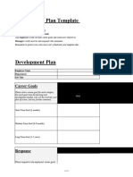 Career Development Plan Template 1