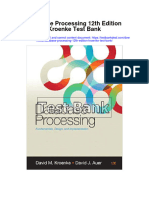Ebook Database Processing 12Th Edition Kroenke Test Bank Full Chapter PDF