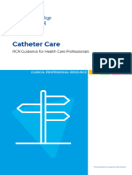 Catheter Care: RCN Guidance For Health Care Professionals