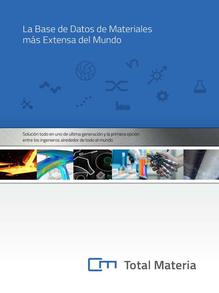 Total Materia Brochure - SP | PDF | Deformación (ingeniería) | Fatiga ...