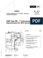 Service Bulletin S - 5.1: Technical Information To All Owners / Operators of Sulzer S20 Engines 08.11.99