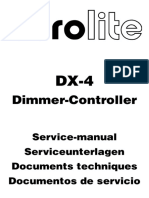 Eurolite dx-4 Dimmer-Controller Service Manual