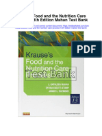 Download Krauses Food And The Nutrition Care Process 13Th Edition Mahan Test Bank full chapter pdf