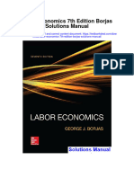 Labor Economics 7Th Edition Borjas Solutions Manual Full Chapter PDF