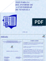 Estructura Del Informe de Pasantías