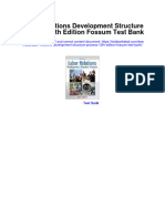 Labor Relations Development Structure Process 12Th Edition Fossum Test Bank Full Chapter PDF