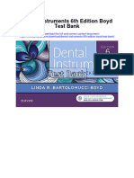 Download ebook Dental Instruments 6Th Edition Boyd Test Bank full chapter pdf