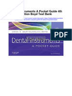 Download ebook Dental Instruments A Pocket Guide 4Th Edition Boyd Test Bank full chapter pdf