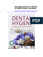 Download ebook Dental Hygiene Applications To Clinical Practice 1St Edition Henry Test Bank full chapter pdf