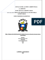 Informe Del Proceso de Refinación Del Azúcar Blanca y Pulverizada Viviana Gomez