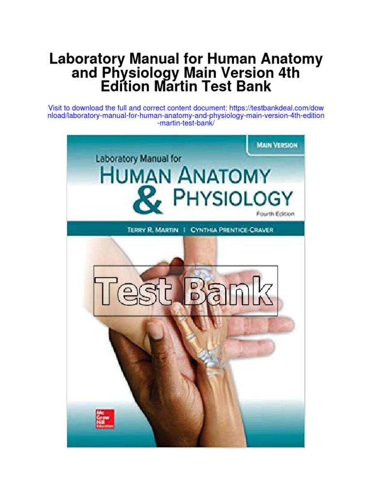 Laboratory Manual For Human Anatomy and Physiology Main Version 4Th