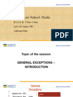 General Exception - Introduction