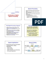 Digital Speech Processing